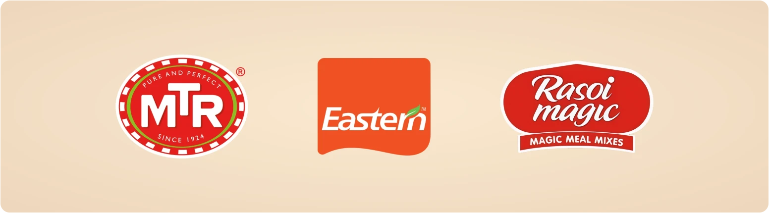 The MTR, Eastern and Rasoi Magic brand marks.